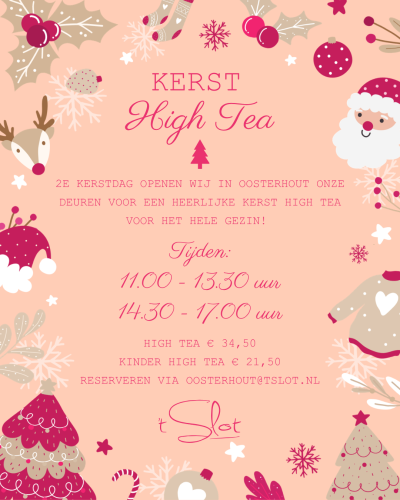 Kerst High Tea Oosterhout 2025